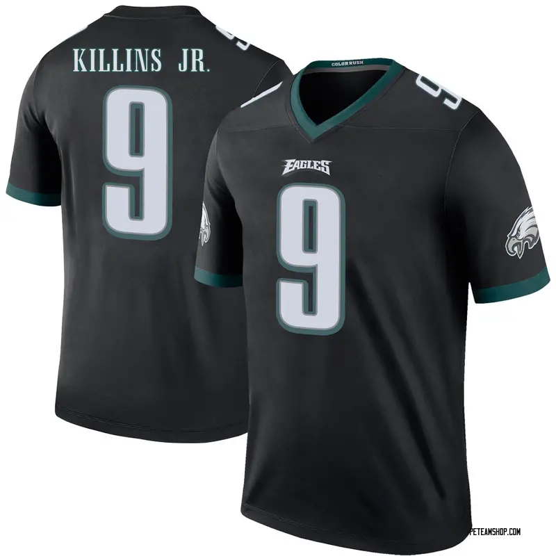 Youth Adrian Killins Jr. Philadelphia Eagles Color Rush Jersey - Black ...