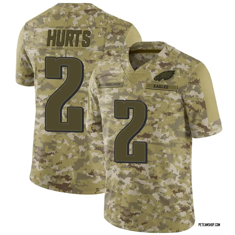 Youth Jalen Hurts Philadelphia Eagles 2018 Salute to Service Jersey