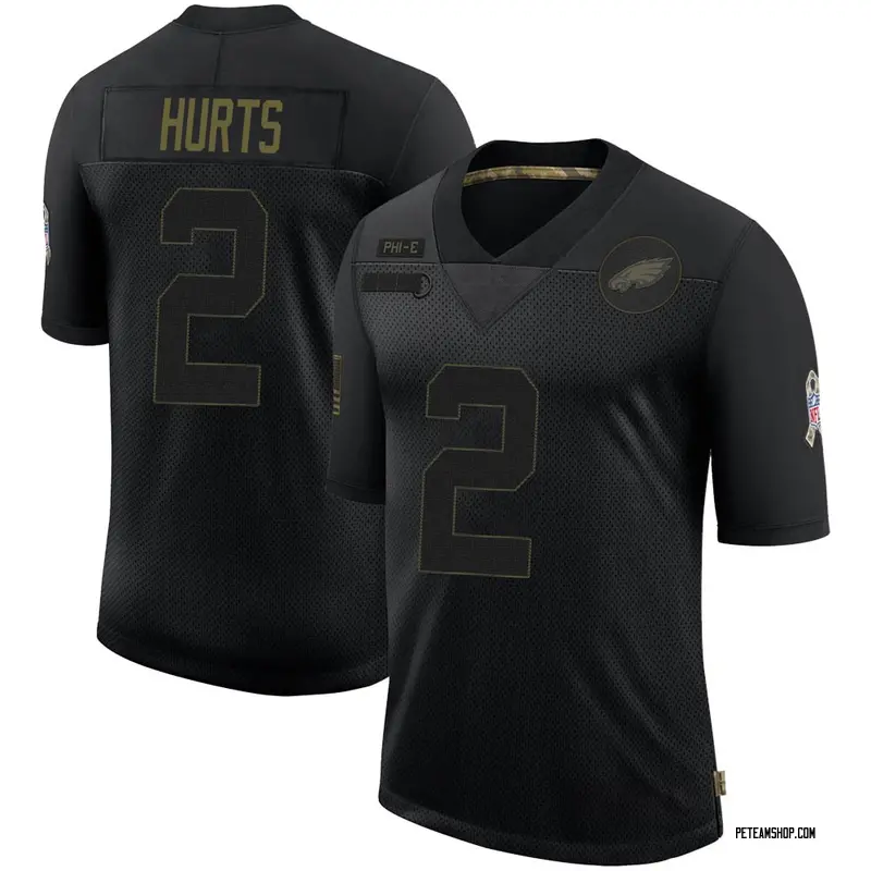 Youth Jalen Hurts Philadelphia Eagles 2020 Salute To Service Jersey