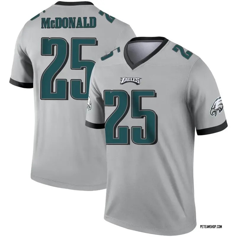 Tommy McDonald Philadelphia Eagles Youth Legend Olive Salute to Service  Sideline Long Sleeve T-Shirt